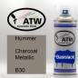 Preview: Hummer, Charcoal Metallic, B30: 400ml Sprühdose, von ATW Autoteile West.